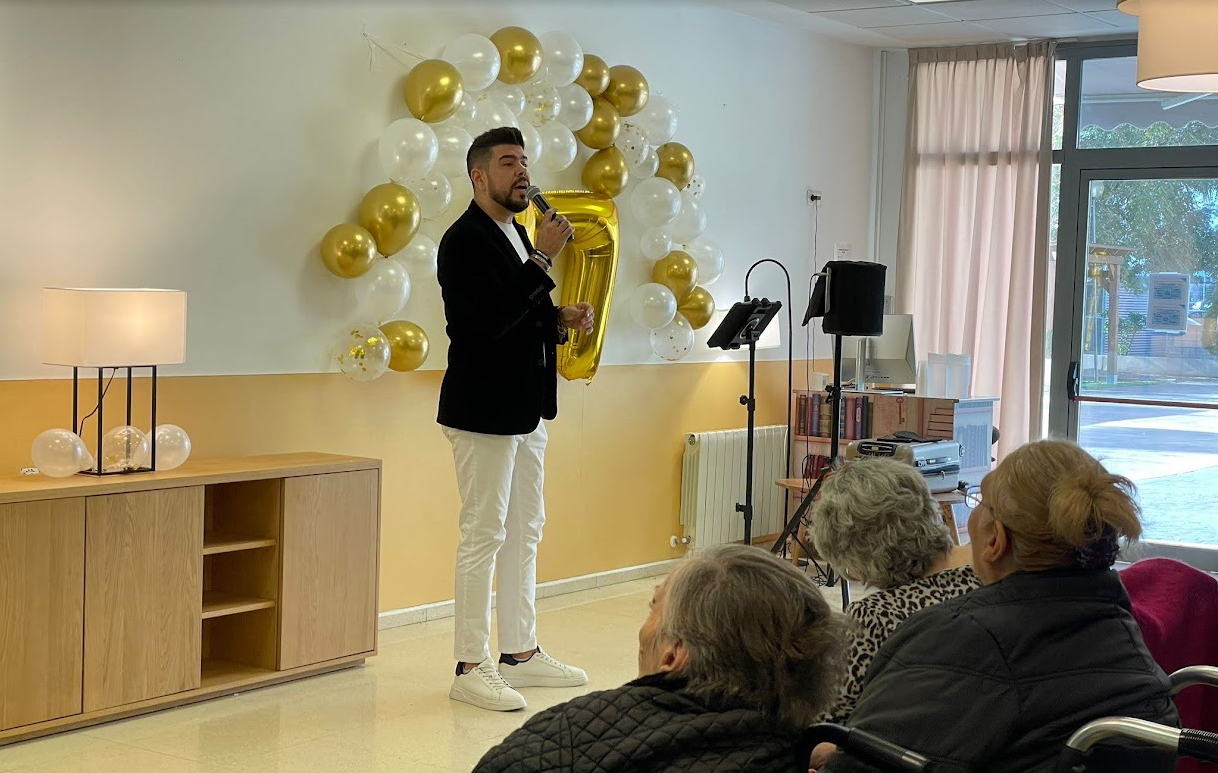 Luis Alberto cantante Valencia en evento